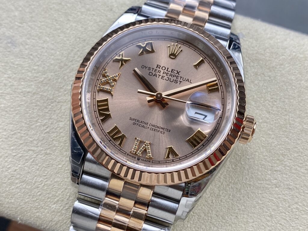 Super Clone Rolex Datejust Rosé Dial 126231-0027 36 mm — view 9