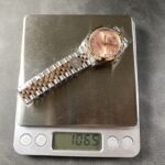 Super Clone Rolex Datejust Rose-Gold Dial REP016816 41 mm — side profile