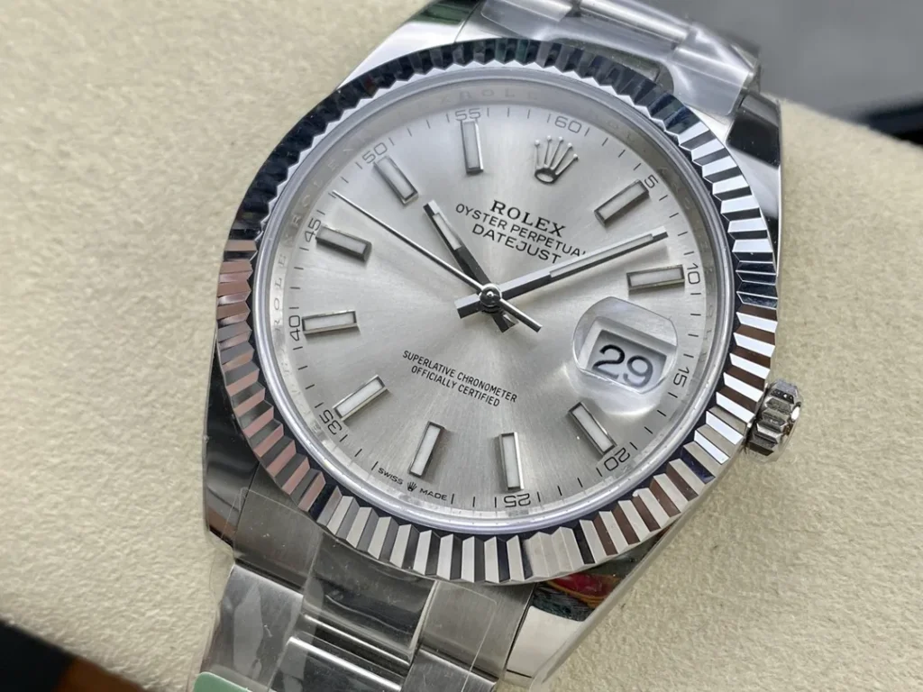 Super Clone Rolex Datejust Silver Dial 126334-0003 41 mm – Swiss SuperClone