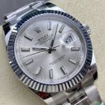 Super Clone Rolex Datejust Silver Dial 126334-0003 41 mm — view 9