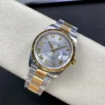 Super Clone Rolex Datejust Silver Roman Diamond Dial 126233-0032 36 mm – Swiss SuperClone