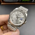 Super Clone Rolex Datejust Silver Roman Diamond Dial 126234-0029 36 mm – Swiss SuperClone