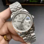 Super Clone Rolex Datejust Silver Roman Diamond Dial 126234-0029 36 mm – Swiss SuperClone