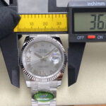 Super Clone Rolex Datejust Silver Roman Diamond Dial 126234-0030 36 mm — view 13