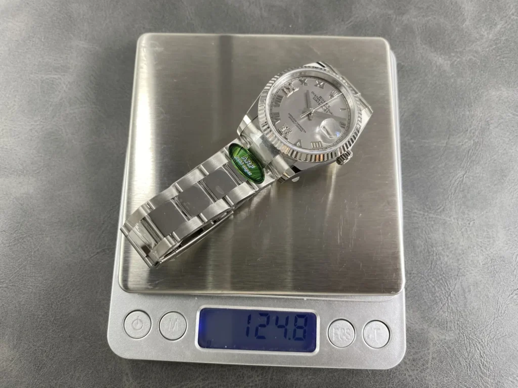 Super Clone Rolex Datejust Silver Roman Diamond Dial 126234-0030 36 mm – Swiss SuperClone