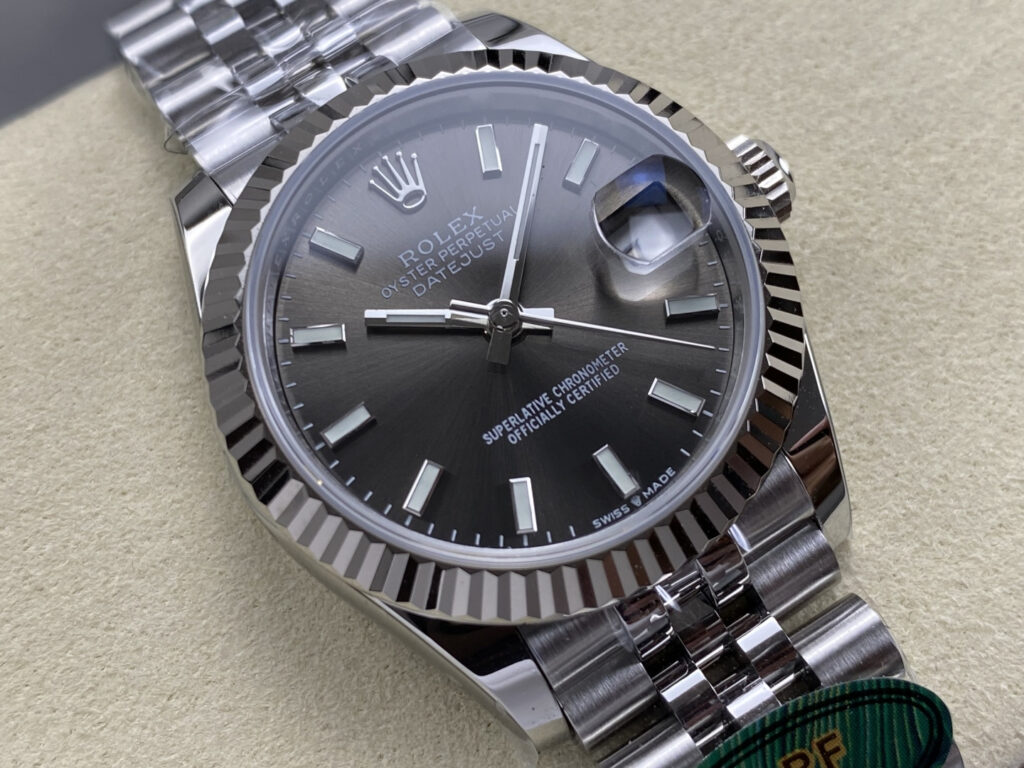 Super Clone Rolex Datejust Slate Dial 126334-0014 41 mm — case and bezel
