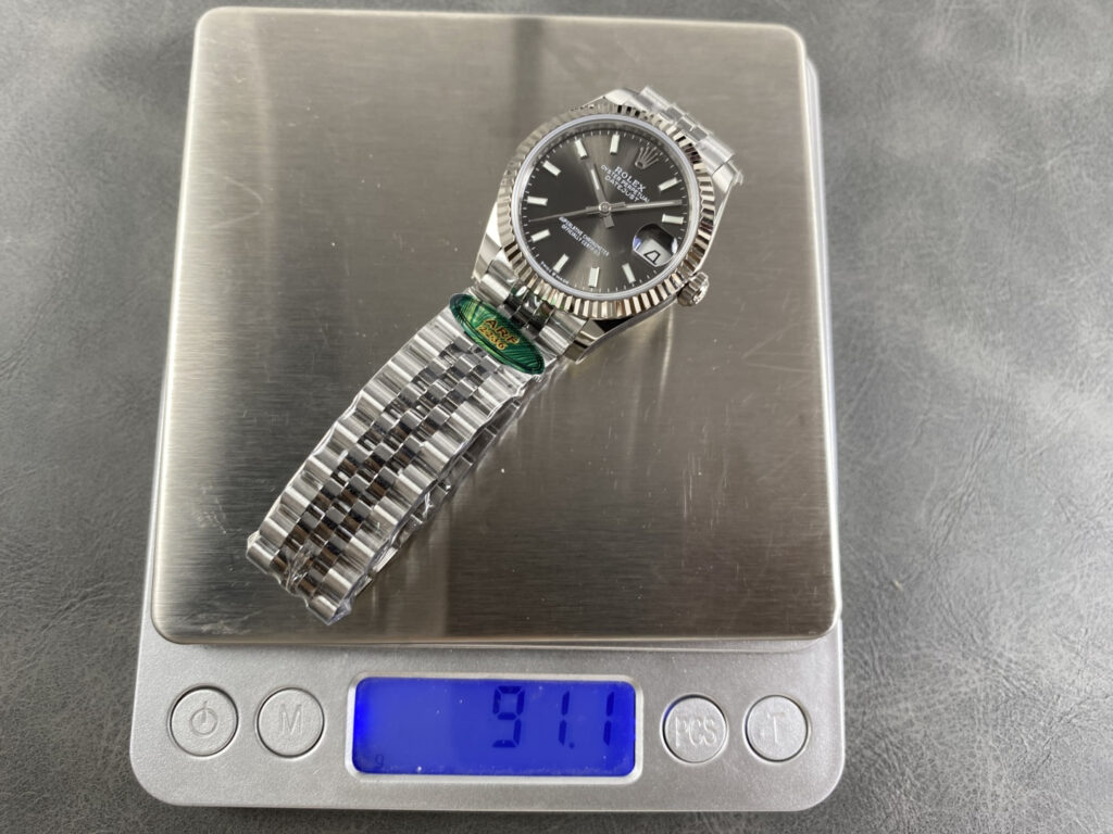 Super Clone Rolex Datejust Slate Dial 126334-0014 41 mm — movement / caseback view