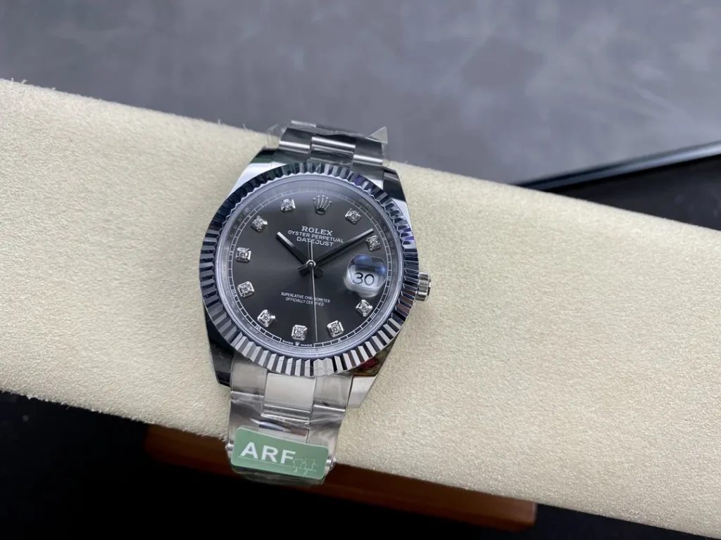 Super Clone Rolex Datejust Slate Diamond Dial 126334-0005 41 mm – Swiss SuperClone