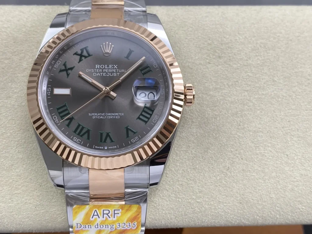 Super Clone Rolex Datejust Slate Roman Dial 126331-0015 41 mm – Swiss SuperClone