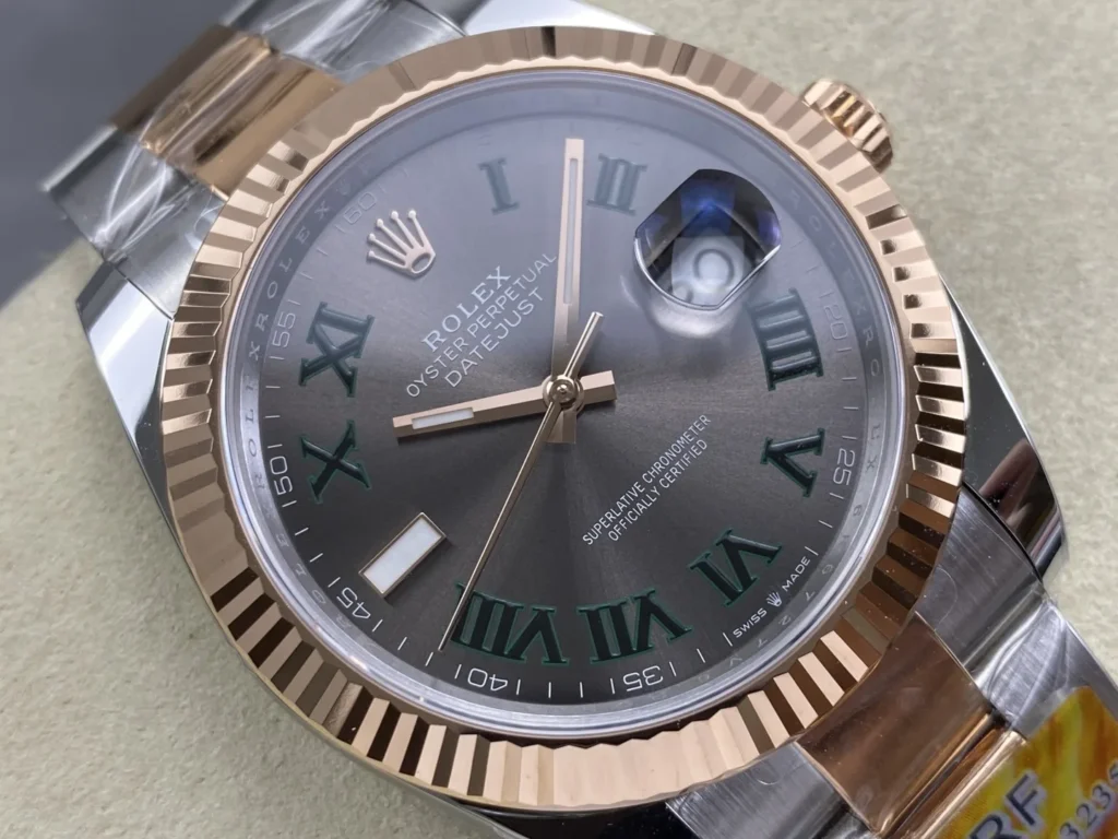 Super Clone Rolex Datejust Slate Roman Dial 126331-0015 41 mm – Swiss SuperClone