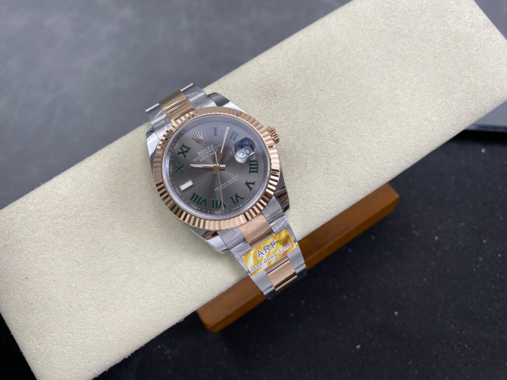 Super Clone Rolex Datejust Slate Roman Dial 126331-0015 41 mm — view 11