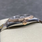 Super Clone Rolex Datejust Slate Roman Dial 126331-0015 41 mm — side profile