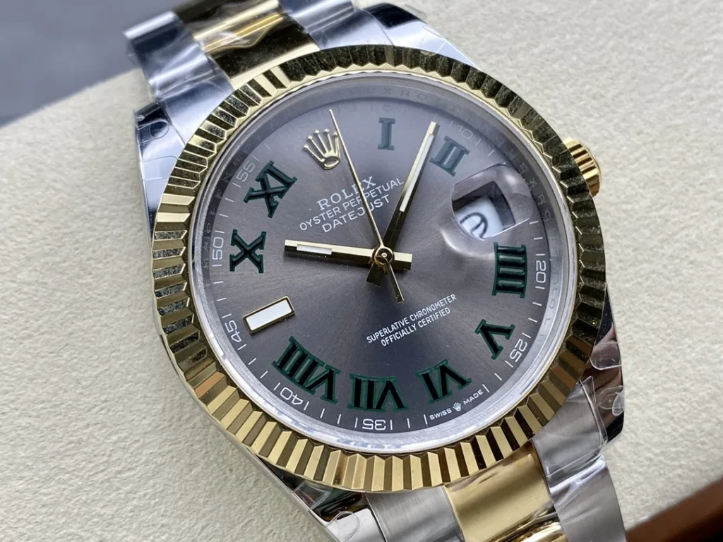 Super Clone Rolex Datejust Slate Roman Dial 126333-0019 41 mm – Swiss SuperClone