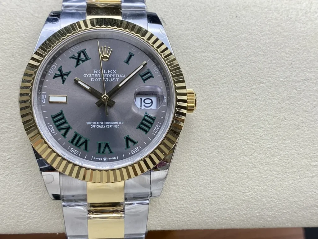 Super Clone Rolex Datejust Slate Roman Dial 126333-0019 41 mm – Swiss SuperClone