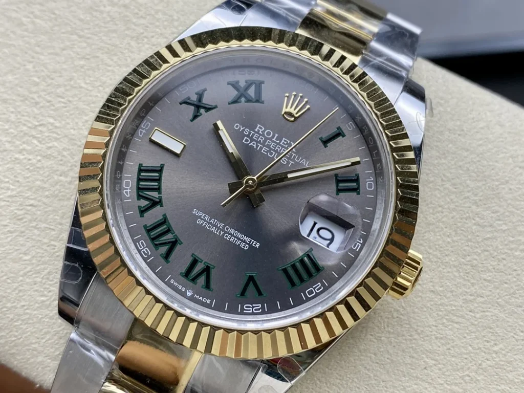 Super Clone Rolex Datejust Slate Roman Dial 126333-0019 41 mm – Swiss SuperClone