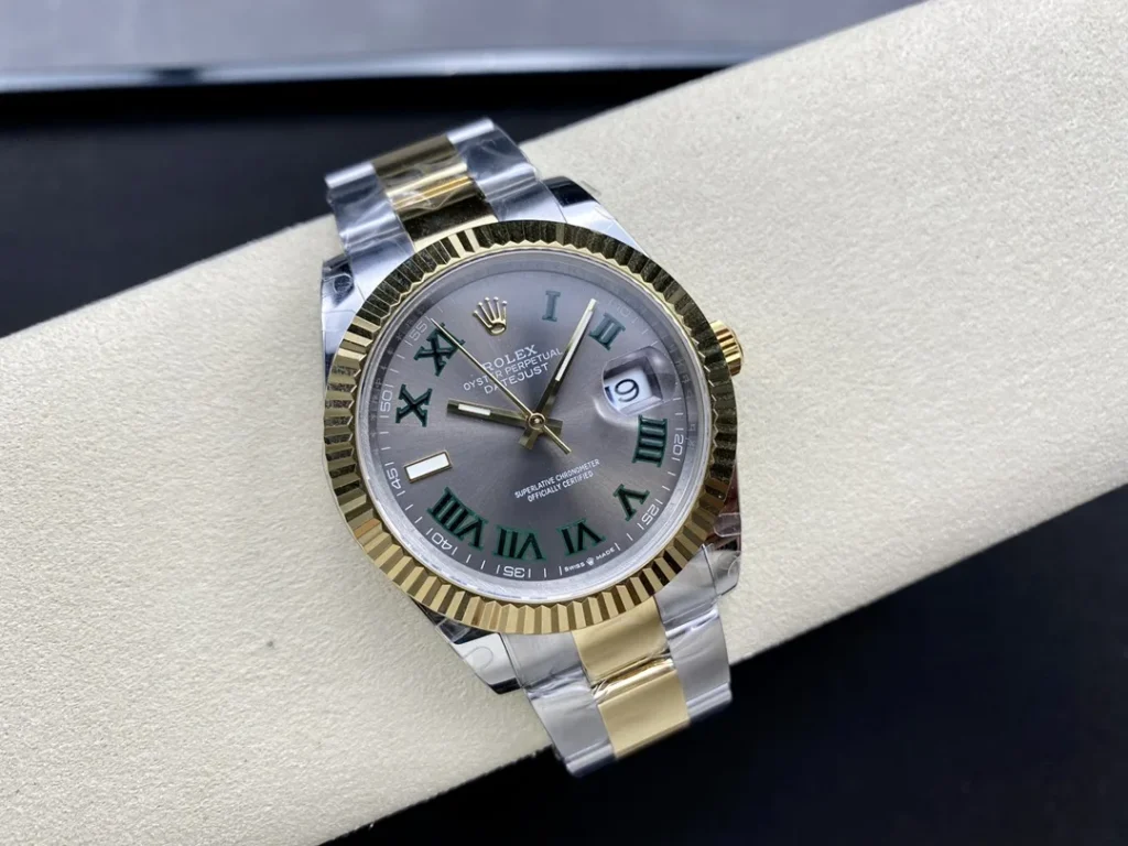 Super Clone Rolex Datejust Slate Roman Dial 126333-0019 41 mm – Swiss SuperClone