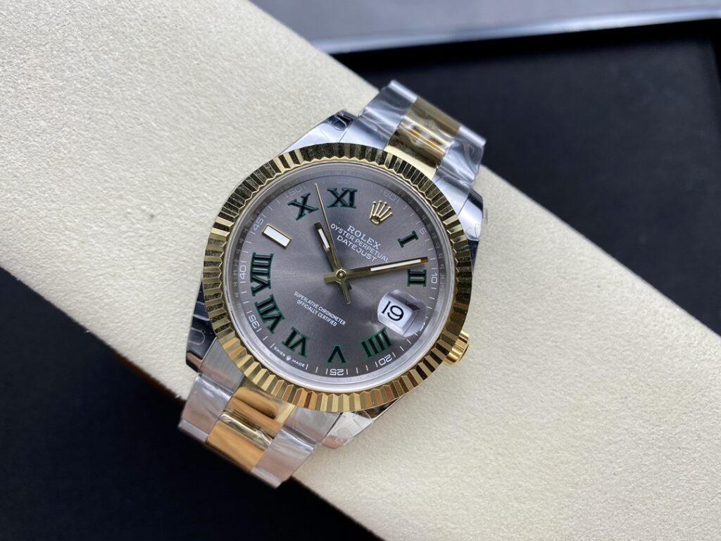 Super Clone Rolex Datejust Slate Roman Dial 126333-0019 41 mm — view 9