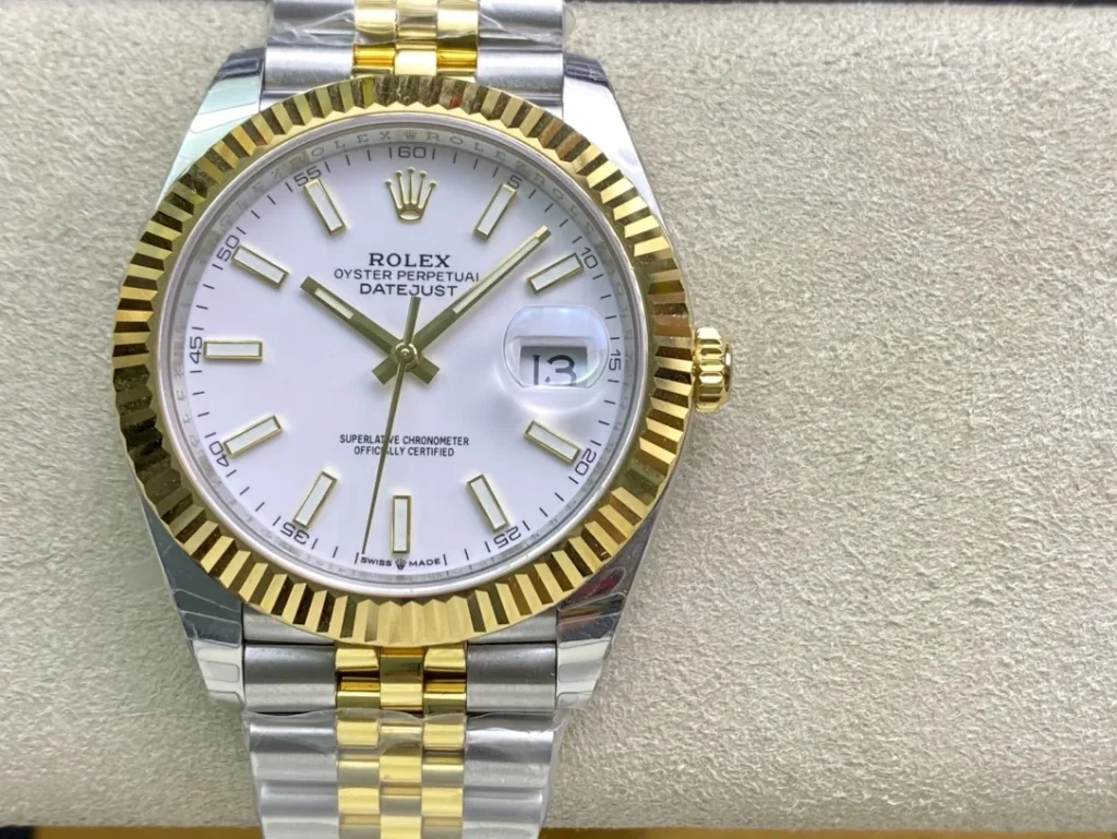 Super Clone Rolex Datejust White Dial 126333-0016 41 mm – Swiss SuperClone