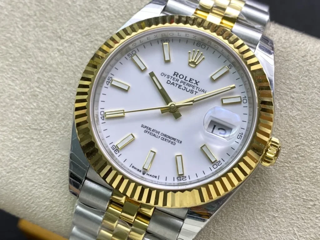 Super Clone Rolex Datejust White Dial 126333-0016 41 mm – Swiss SuperClone