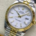 Super Clone Rolex Datejust White Dial 126333-0016 41 mm — case and bezel