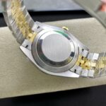 Super Clone Rolex Datejust White Dial 126333-0016 41 mm — on leather display