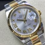 Super Clone Rolex Datejust White Roman Dial 126233-0030 36 mm — view 10