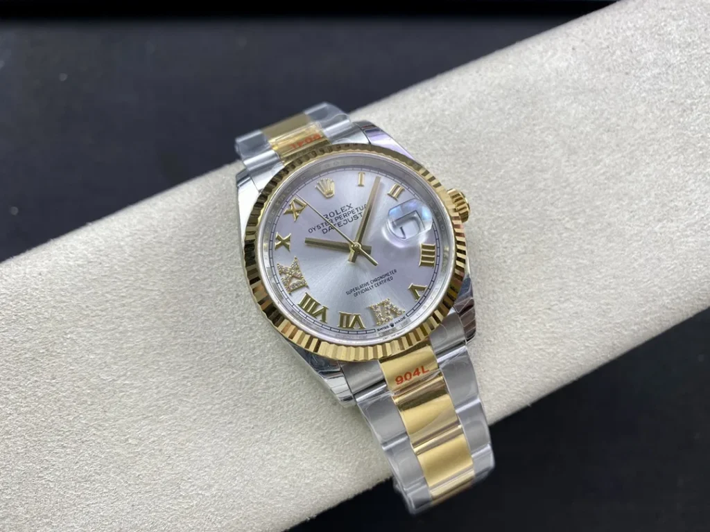 Super Clone Rolex Datejust White Roman Dial 126233-0030 36 mm – Swiss SuperClone