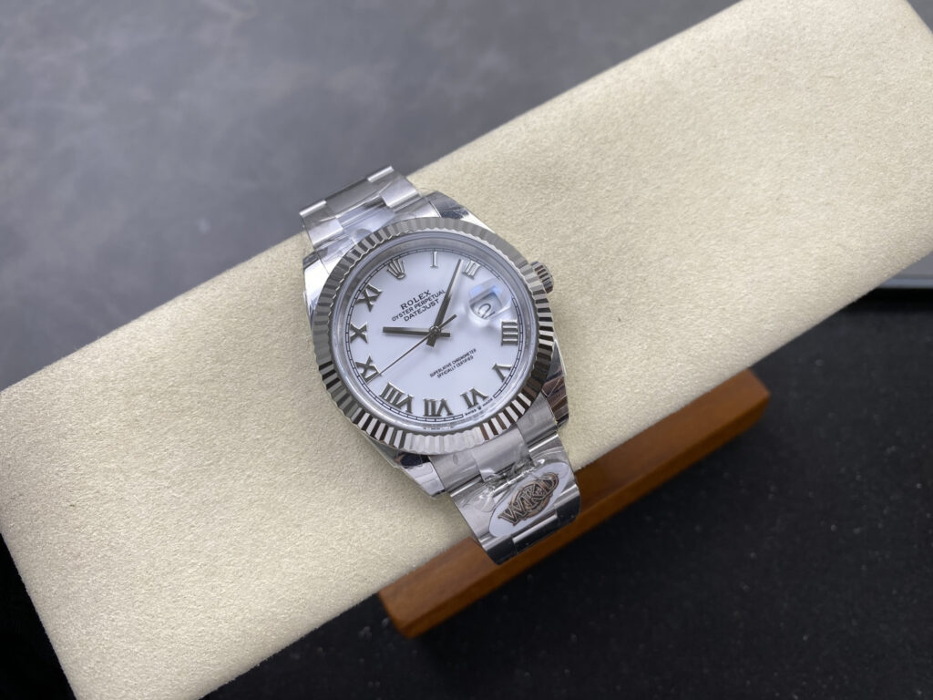 Super Clone Rolex Datejust White Roman Dial 126334-0023 41 mm — view 13