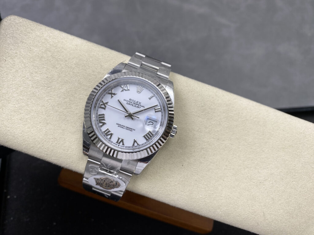 Super Clone Rolex Datejust White Roman Dial 126334-0023 41 mm — view 12