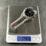 Super Clone Rolex Day-Date Bright Black Dial 228236-0003 40 mm — movement / caseback view