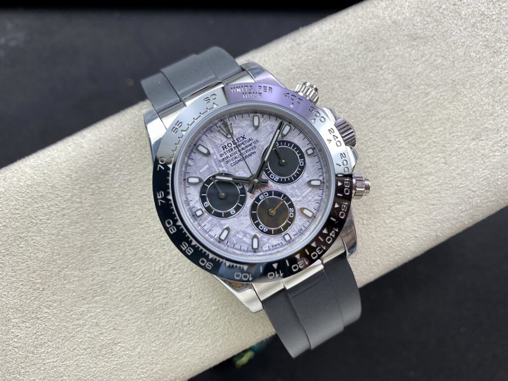 Super Clone Rolex Daytona 126519LN Meteorite Dial — movement / caseback view