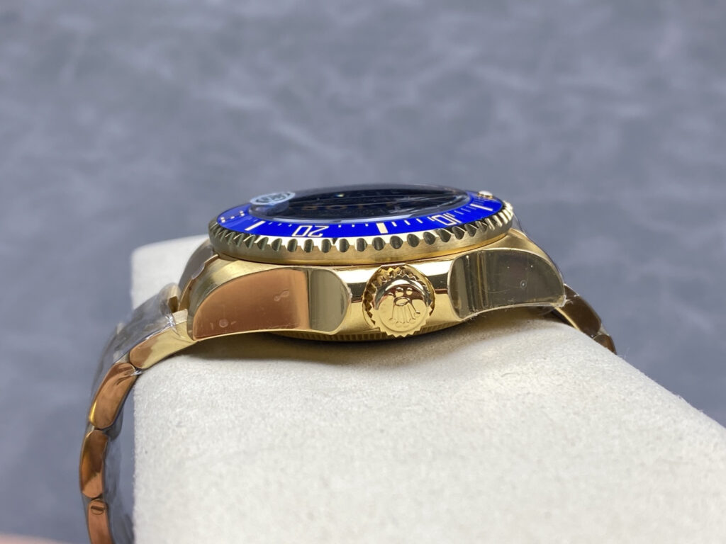 Super Clone Rolex Deepsea Sea-Dweller 136668LB 2024 — on leather display