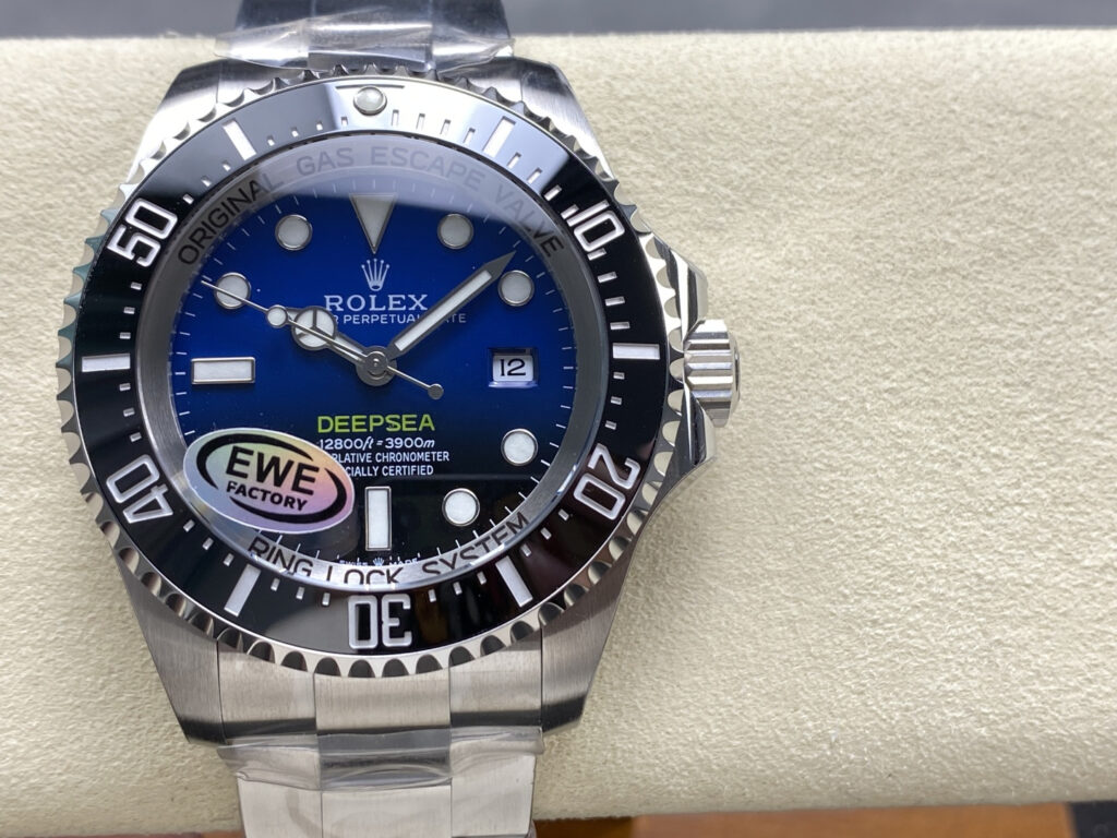 Super Clone Rolex Deepsea Sea Dweller — dial close-up