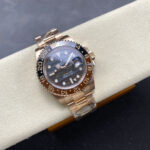 Super Clone Rolex GMT-Master II 126715CHNR Tiger Iron Dial — movement / caseback view