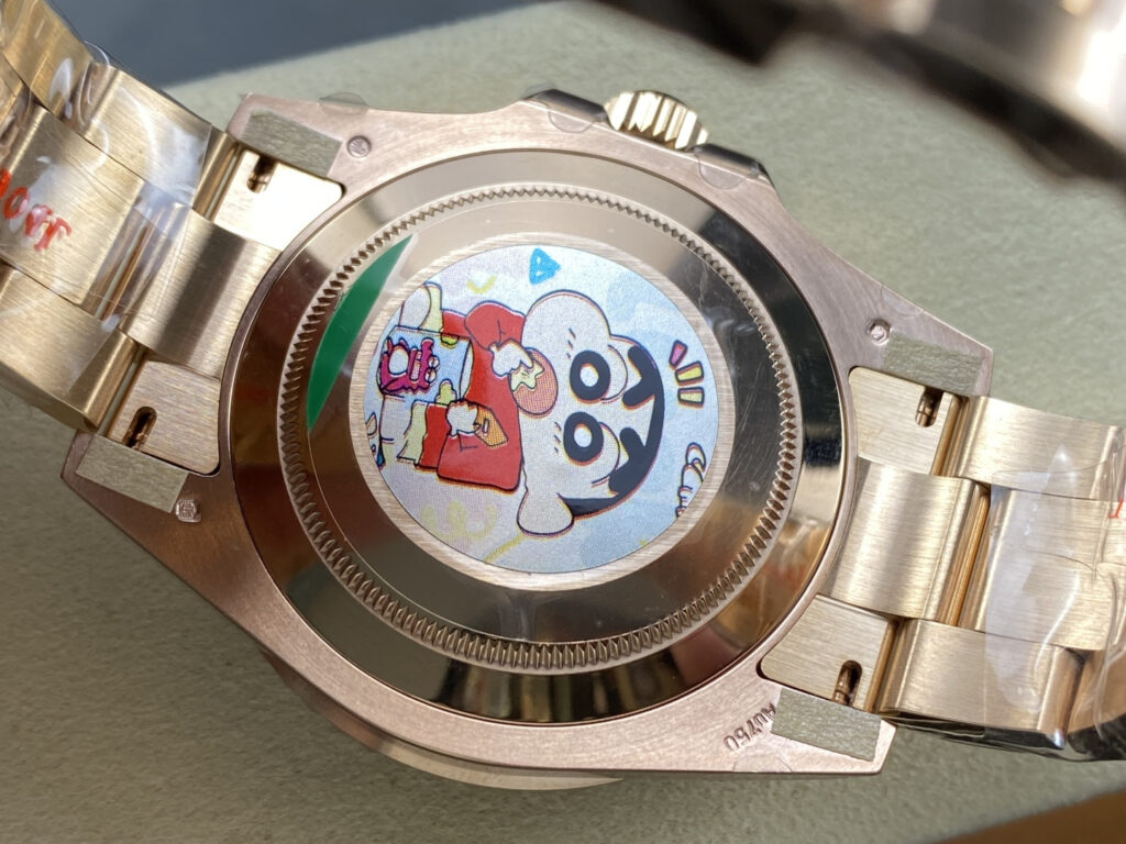 Super Clone Rolex GMT-Master II 126715CHNR Tiger Iron Dial — side profile