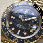 Super Clone Rolex GMT-Master II 126718GRNR Tiger Iron Dial — case and bezel