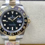 Super Clone Rolex GMT-Master II Black Dial 80295 — dial close-up