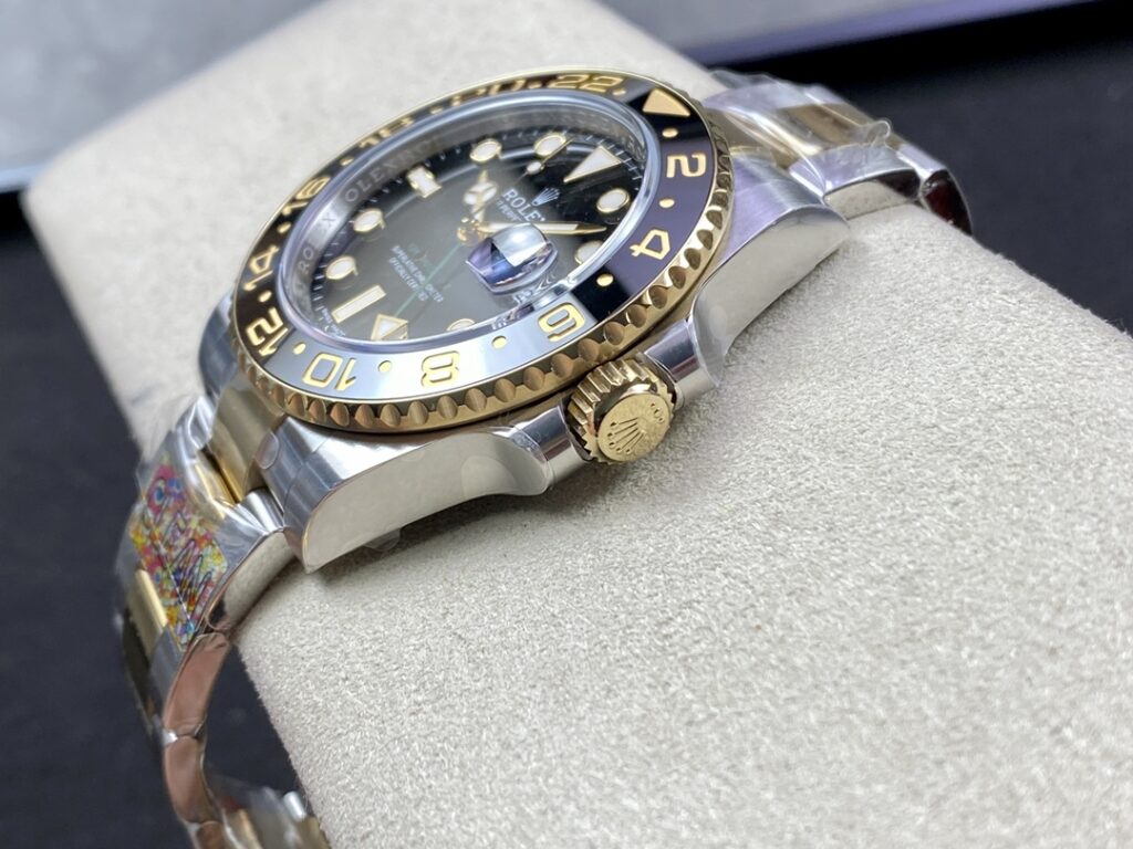 Super Clone Rolex GMT-Master II Black Dial 80295 — side profile