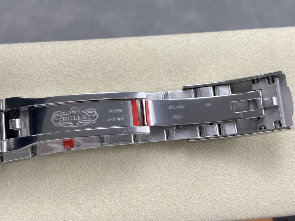 Super Clone Rolex Oyster Perpetual 277200 Pistachio Dial — movement / caseback view