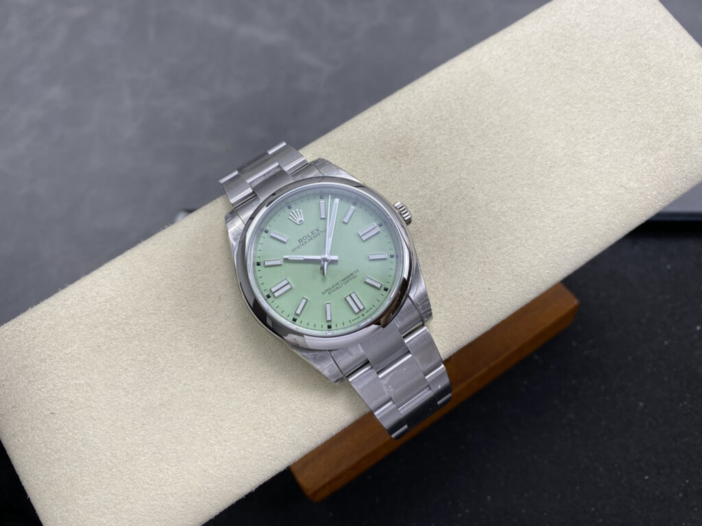Super Clone Rolex Oyster Perpetual 277200 Pistachio Dial — view 12