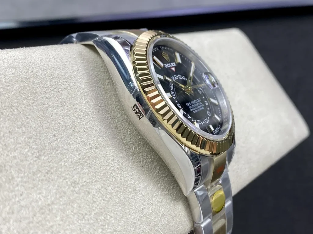 Super Clone Rolex Sky-Dweller Bright black Dial 336933 Oyster – Swiss SuperClone