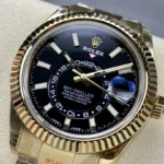 Super Clone Rolex Sky-Dweller Bright black Dial 336938 – Swiss SuperClone