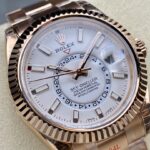 Super Clone Rolex Sky-Dweller Intense white Dial 336935 — side profile