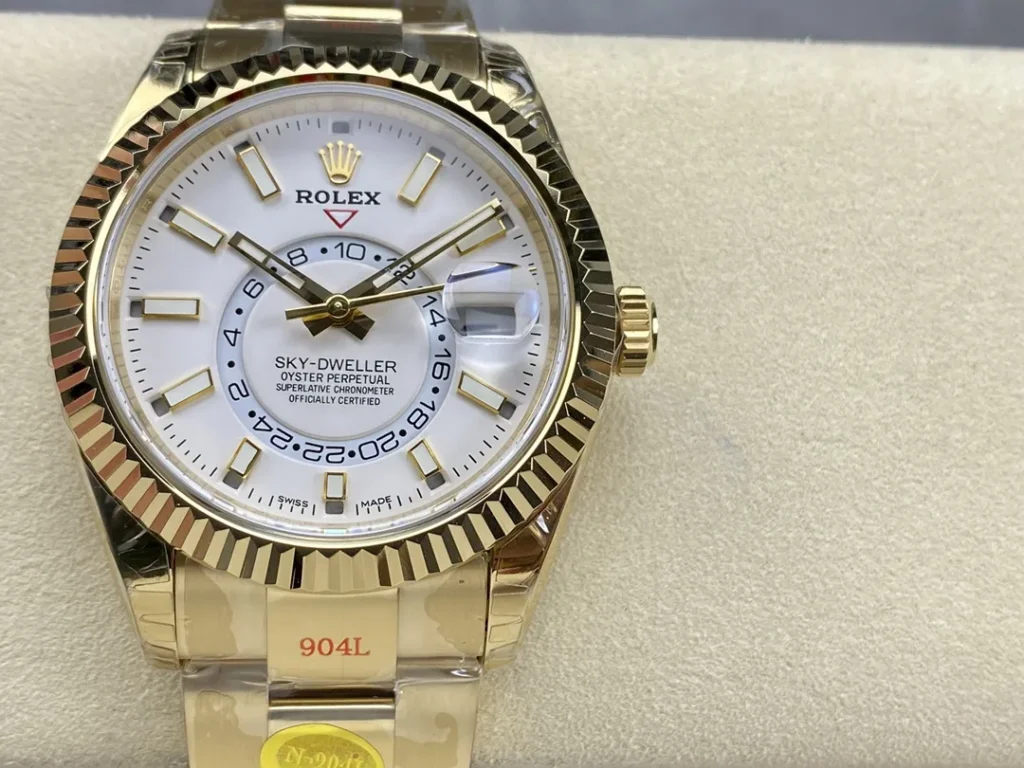 Super Clone Rolex Sky-Dweller Intense white Dial 336938 – Swiss SuperClone