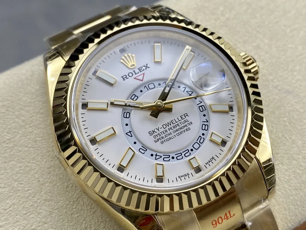 Super Clone Rolex Sky-Dweller Intense white Dial 336938 – Swiss SuperClone