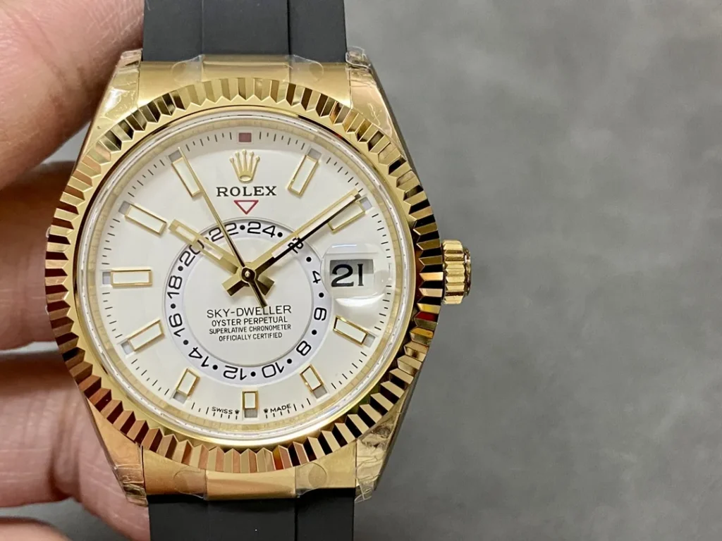 Super Clone Rolex Sky-Dweller White Dial 326238 – Swiss SuperClone