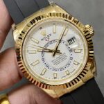 Super Clone Rolex Sky-Dweller White Dial 326238 — case and bezel