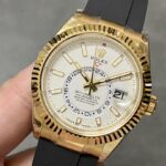 Super Clone Rolex Sky-Dweller White Dial 326238 — bracelet detail