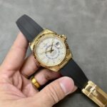 Super Clone Rolex Sky-Dweller White Dial 326238 — side profile