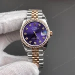 Super Clone Rolex Datejust Aubergine Diamond Dial 278381RBR Jubilee 31 mm – Swiss SuperClone - photo 2